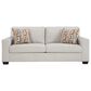 Ashley Aviemore Stationary Sofa and Loveseat Set in Stone, , large