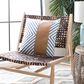 Safavieh Endra 18" Pillow in Navy and White, , large