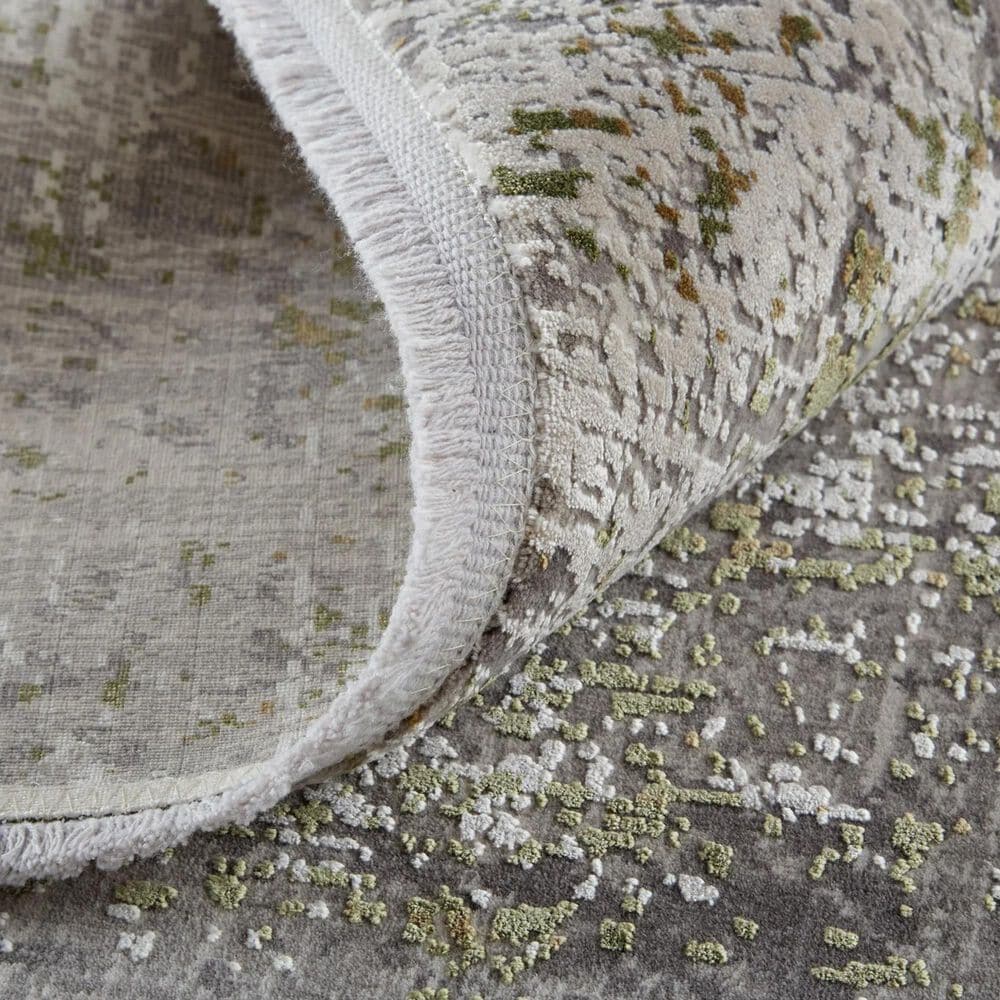 Feizy Cadiz 12&#39; x 18&#39; Green and Gray Area Rug, , large