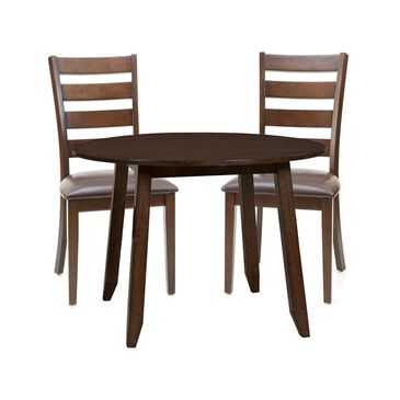 Hawthorne Furniture Kona 3-Piece Dining Set in Raisin, , large