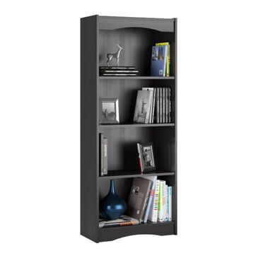CorLiving Hawthorn 60" Bookshelf in Midnight Black, , large