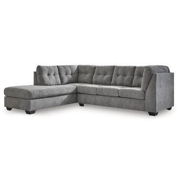 Ashley Marleton 2-Piece Left Facing Sectional with Chaise in Gray, , large