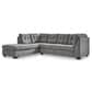 Ashley Marleton 2-Piece Left Facing Sectional with Chaise in Gray, , large