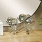 Maple and Jade Jack Decorative Sculpture with Resting Orb in Clear (Set of 2), , large
