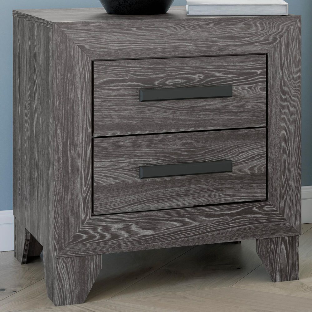 Ashley Sylveri 2-Drawer Nightstand in Gray, , large