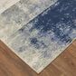 Feizy Clio 2"9" x 7"10" Blue and Green Runner, , large