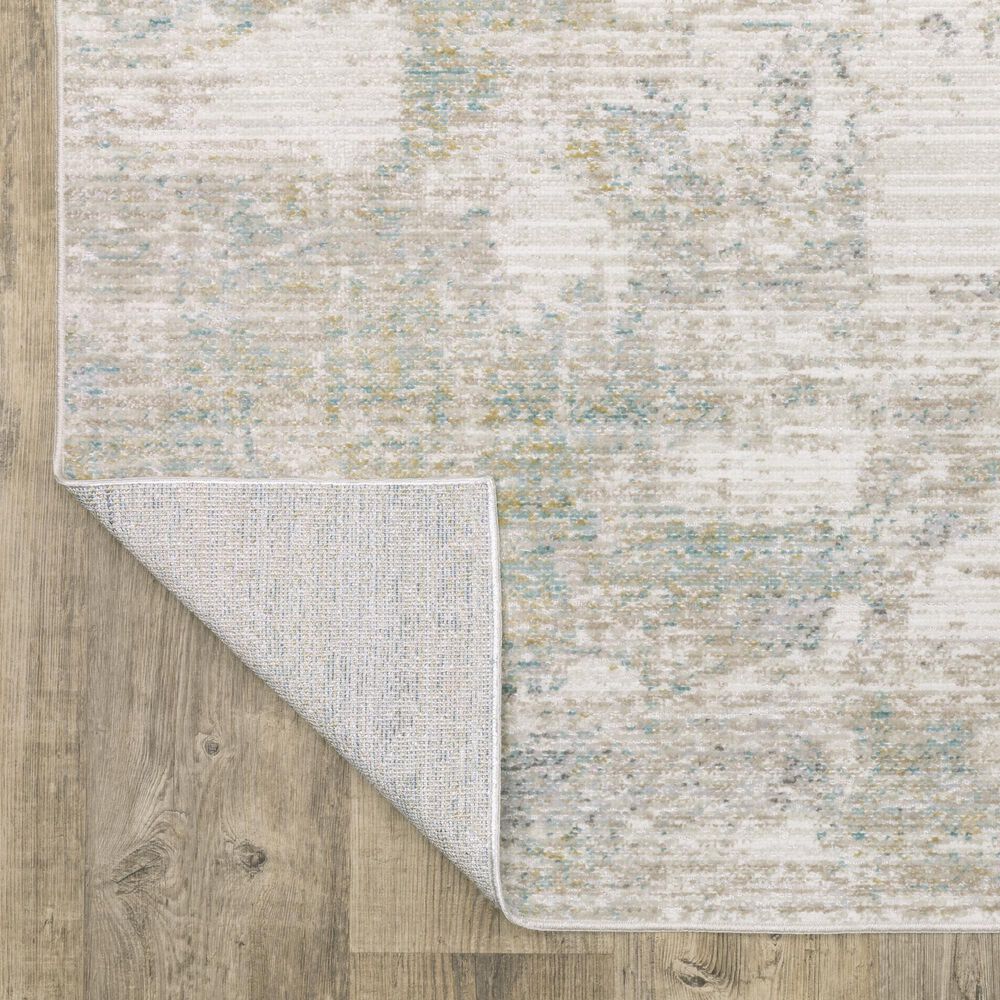 ROW by Oriental Weavers Cavett Ivory and Green 7'10" x 10'10" Area Rug, , large
