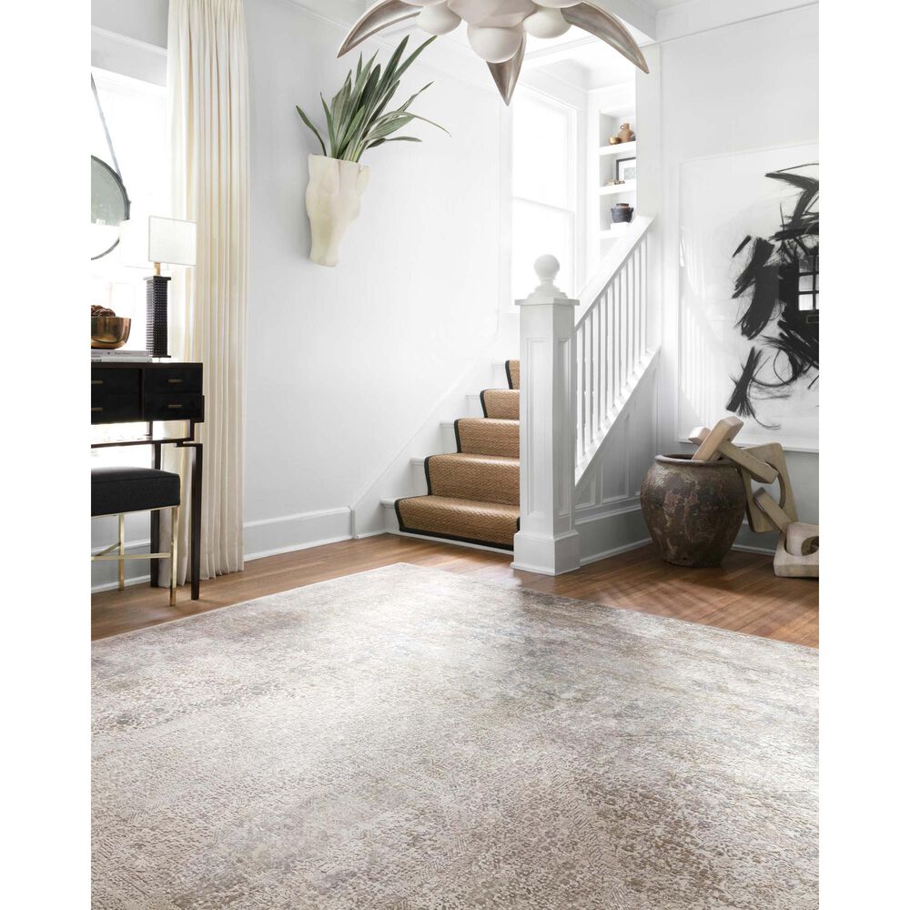 Loloi Sienne SIE-01 12&#39;2&quot; x 15&#39; Ivory and Pebble Area Rug, , large