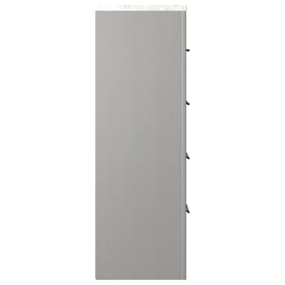 Ashley Cottonburg 4 Drawer Chest in Light Gray and White, , large