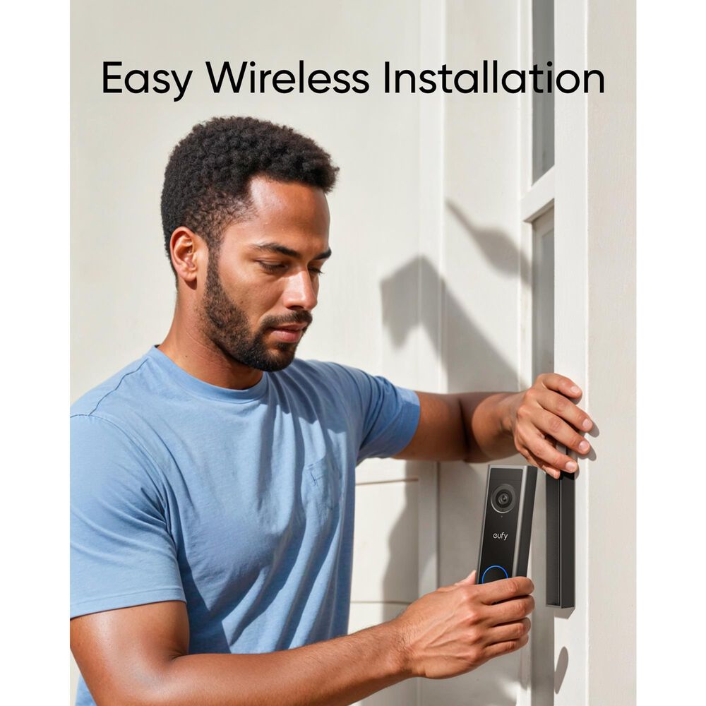 eufy C30 Video Doorbell in Black, , large
