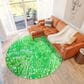 Dalyn Rug Company Kikiamo Lime-In 8" Round Area Rug, , large