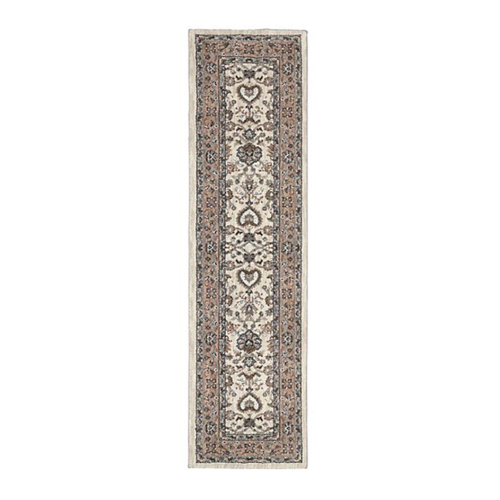 Karastan Euphoria Ulster 90642 2'1" x 7'10" Cream Runner, , large