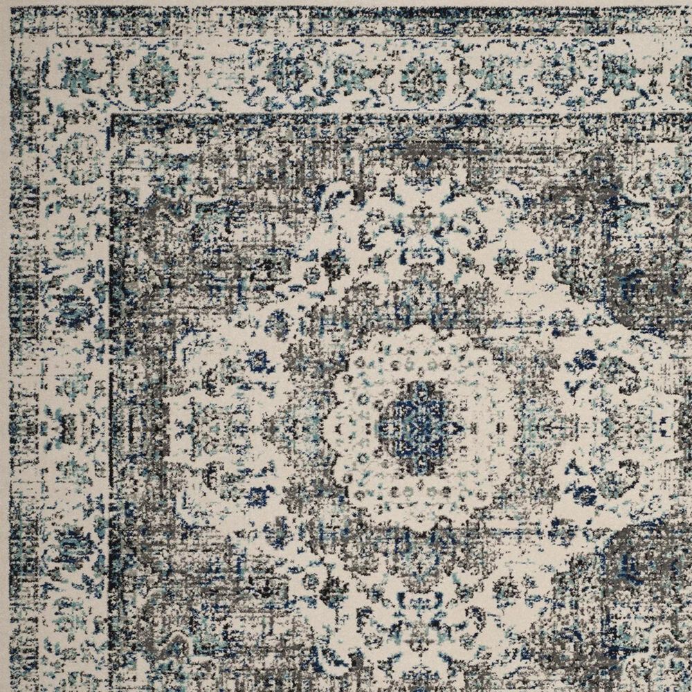 Safavieh Evoke EVK220D-5SQ 5&#39;1&quot; Square Grey/Ivory Area Rug, , large