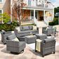 HOMLUX 8-Piece Outdoor Patio Furniture in  Dark Grey, , large