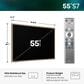 Hisense 55" Class S7 Series Canvas QLED 4K UHD in Black - Smart Google TV, , large