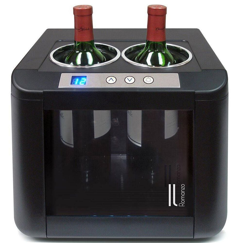 Vinotemp 2 Bottle Open Wine Cooler, Blk, , large