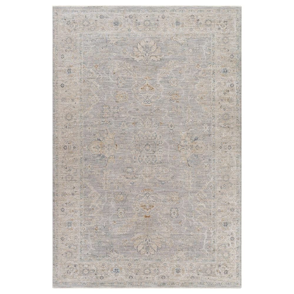 Surya Avant Garde AVT-2304 5" x 7"5" Gray, Beige and Denim Area Rug, , large