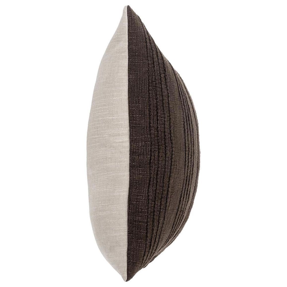 Classic Home SLD Gratitude 22" x 22" Throw Pillow in Ganache Brown, , large