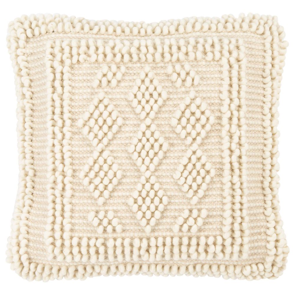 Safavieh Darvey 20" Pillow in Ivory, , large