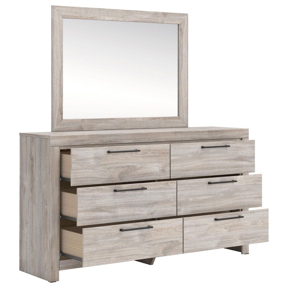 Ashley Broachmyn 4 Piece Full Bedroom Set in Light Gray, , large