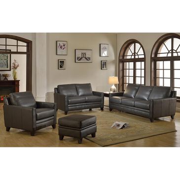 Italiano Furniture Fletcher 4-Piece Sofa Set in Charcoal, , large
