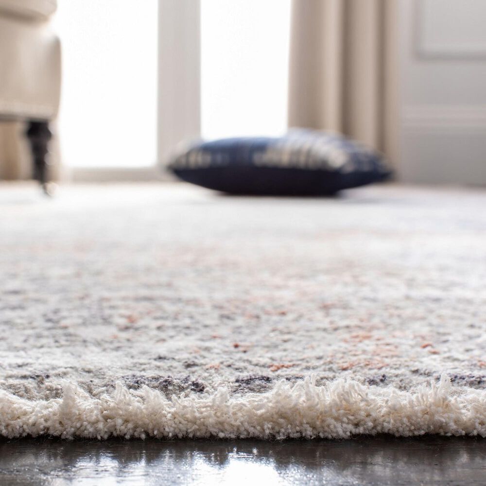 Safavieh Dream DRM426F 6&#39;7&quot; Square Grey and Blue Area Rug, , large