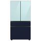 Samsung Bespoke Bespoke 4-Door French Door Refrigerator Top Panel in Morning Blue Glass, , large