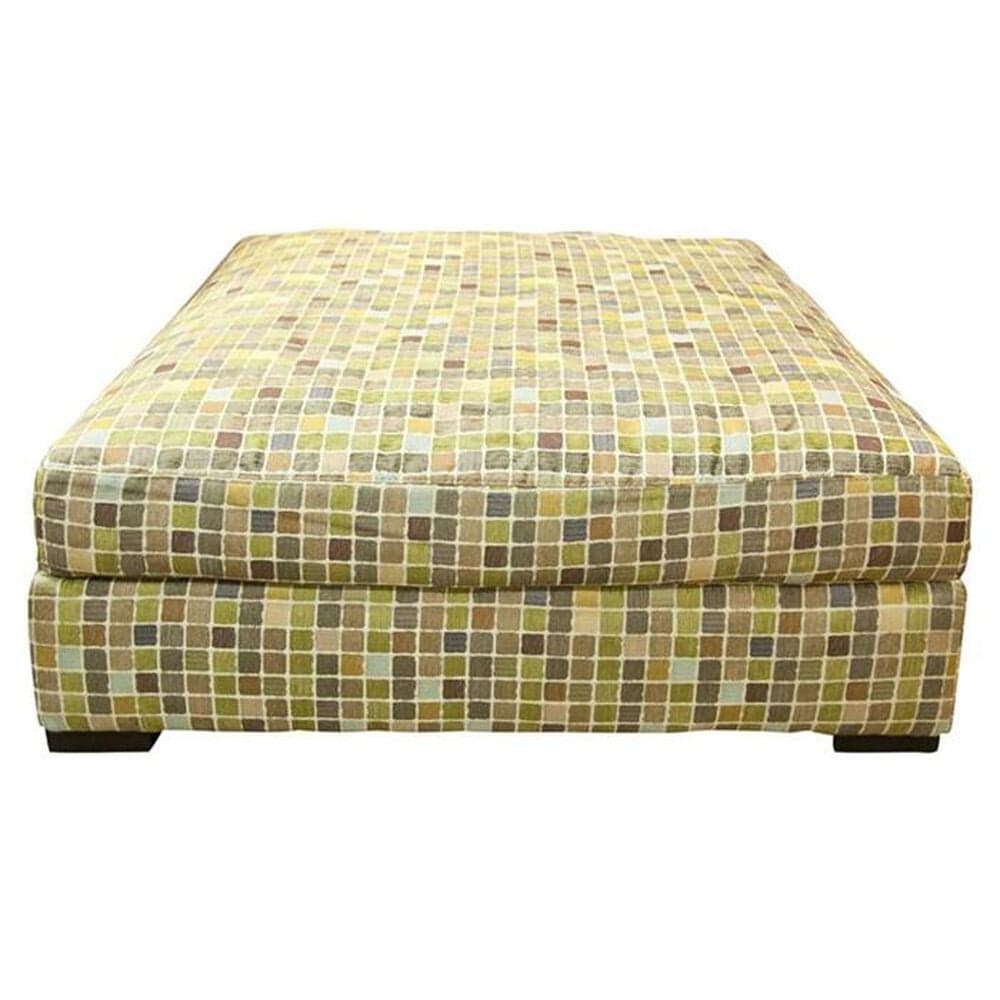 Moda Contemporary Cocktail Ottoman in Stamos Mosaic, , large