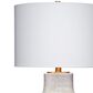 Splendor Living Claymore Table Lamp in White, , large
