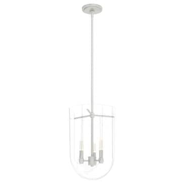Hunter Sacha 3-Light Cloche Pendant in Brushed Nickel, , large