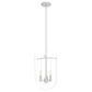 Hunter Sacha 3-Light Cloche Pendant in Brushed Nickel, , large