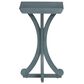 Linden Boulevard Dylan Sculptural Pedestal End Table in Blue, , large