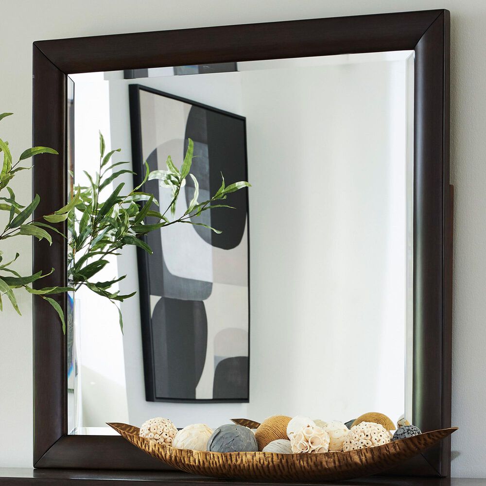 Ashley Dantenton Bedroom Mirror in Merlot, , large