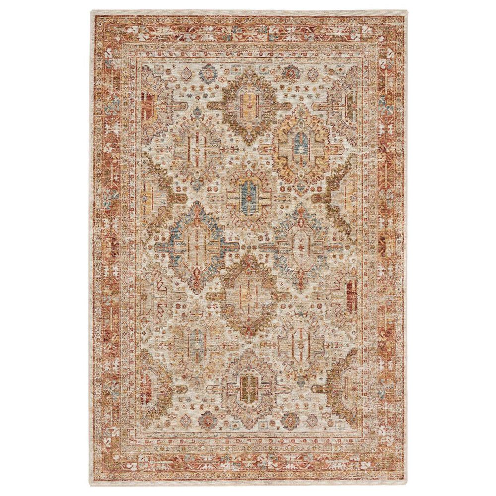 Nourison Sahar 9"3" x 12"7" Ivory and Multi Area Rug, , large