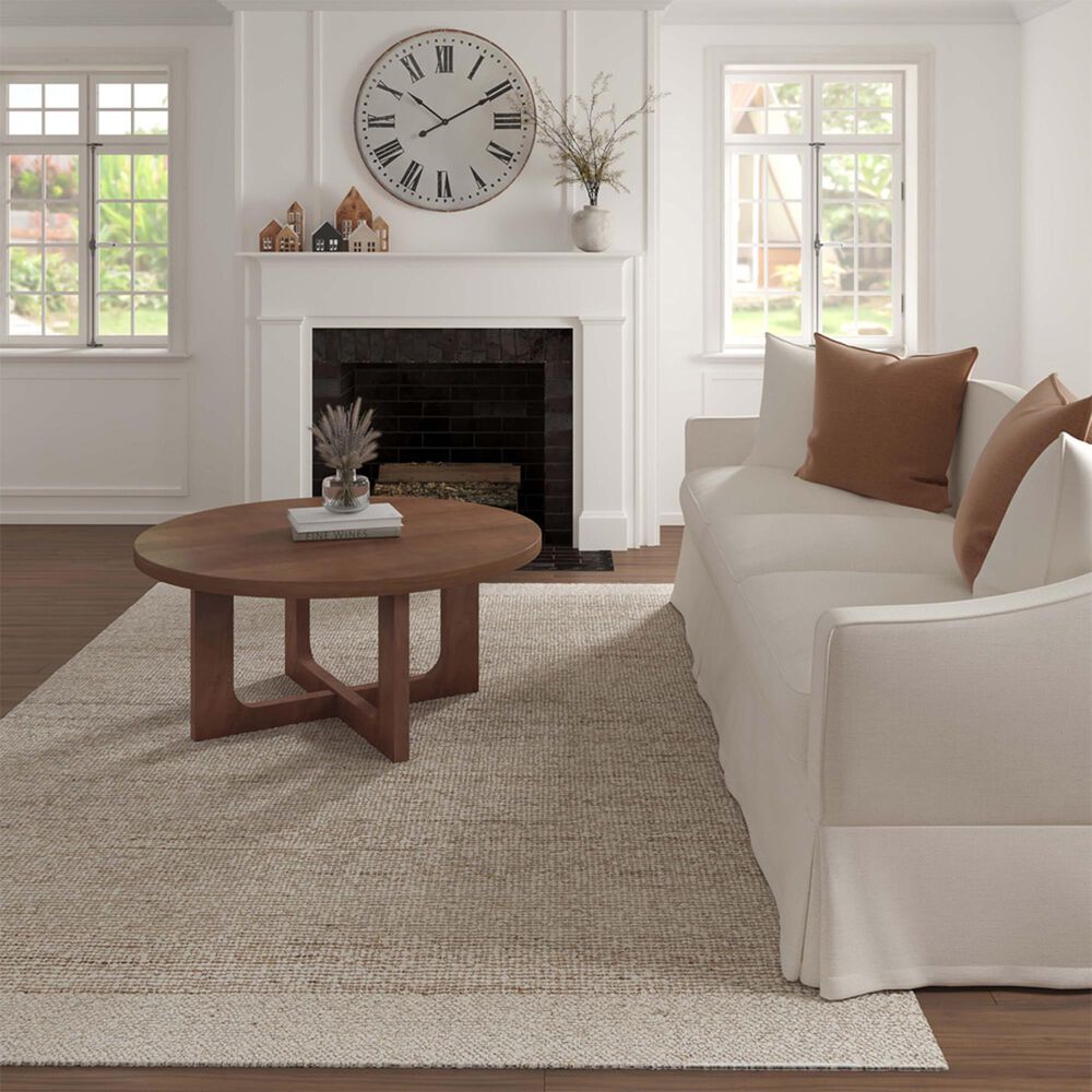 L&amp;R Resources Savanna Natural and Ivory 10&#39; x 14&#39; Area Rug, , large