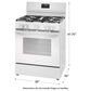 Frigidaire 30" Freestanding Gas Range with Quick Boil Burner in White, , large