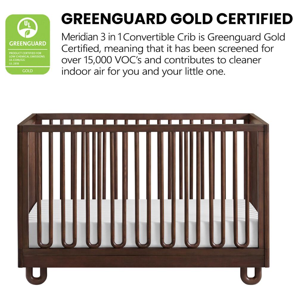 Oxford Baby Meridian 2-Piece Nursery Set with 3-in-1 Convertible Crib and Dresser in Cognac, , large