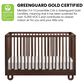 Oxford Baby Meridian 2-Piece Nursery Set with 3-in-1 Convertible Crib and Dresser in Cognac, , large