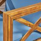 Hearth and Haven Brava Outdoor Club Chair with Cross-Back Design in Blue, , large