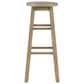 Linon Home Decor Abby 29" Bar Stool in Grey Wash, , large