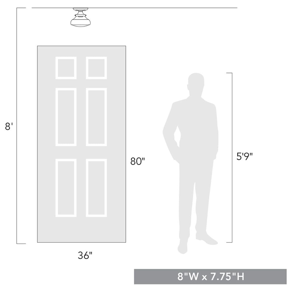 Golden Lighting Nash Semi-Flush in Aged Brass, , large