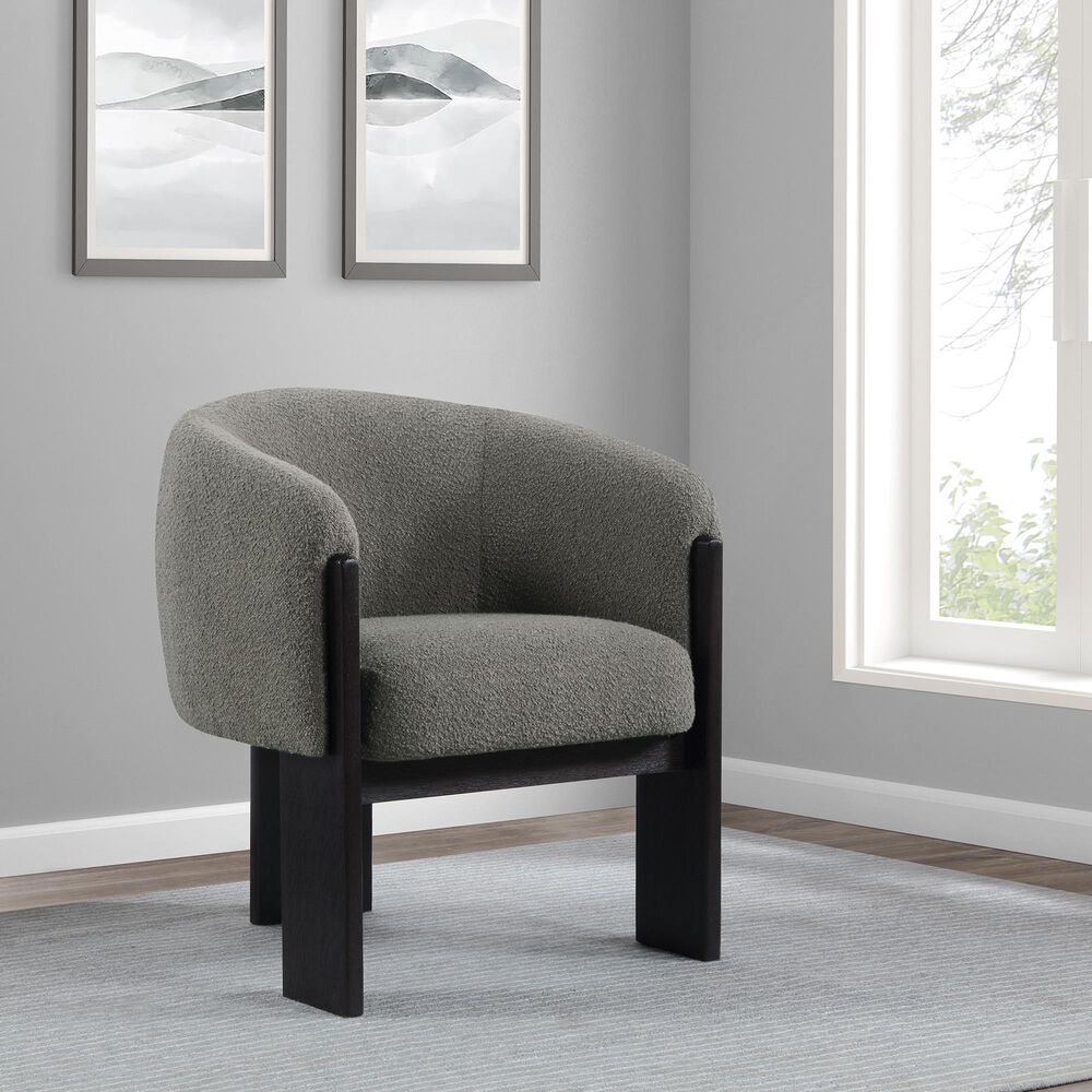 Coaster Valdez Barrel Back Accent Chair in Mushroom, , large