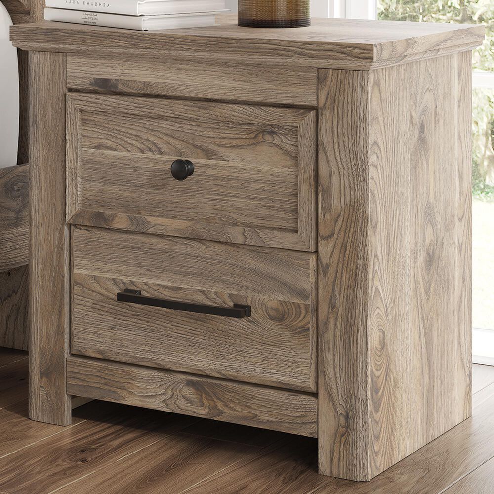 Ashley Rusticott 2-Drawer Nightstand in Brown, , large