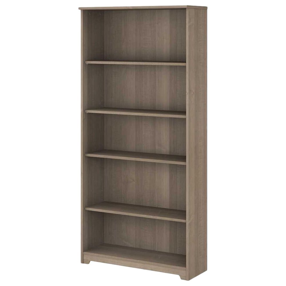 Bush Cabot 5Shelf Tall Bookcase in Ash Gray Nebraska Furniture Mart