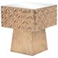 Zuo Modern Mayan Side Table in Bronze and Mirrored, , large