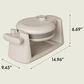 Bella Golden Rotating Waffle Maker in Slate, , large