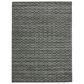 Amer Rugs Houston 8"9" x 11"9" Dark Gray Area Rug, , large