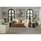 Nourison Courtyard Ivory and Charcoal 8" x 10" Indoor/Outdoor Area Rug, , large