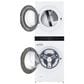 LG Single Unit WashTower with Center Control and Wi-Fi Enabled Steam Clothing Styler in White, , large