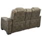 Ashley Next-Gen DuraPella Power Reclining Loveseat with Console in Sand, , large